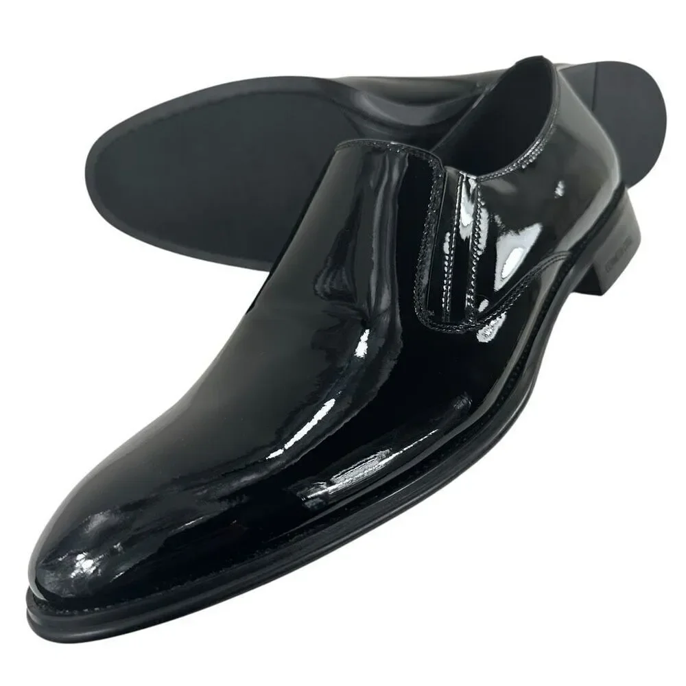 Kenneth Cole Tully Patent Leather Slip-on Loafers NWOT Men’s Size 12M
